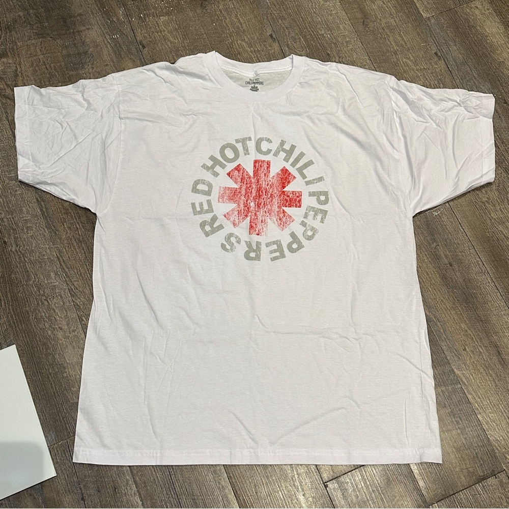 Red Hot Chili Peppers Branded White T-Shirt Size 3XL New